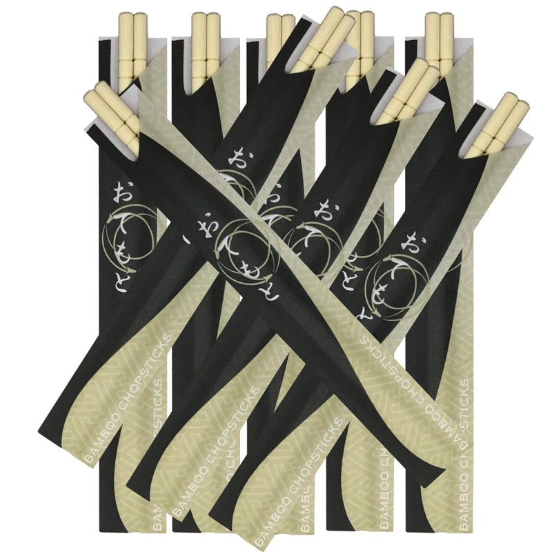 Albino Monkey 200 Round Separated Disposable Chopsticks | Best for Sushi | Bamboo Wooden Chinese Chop sticks - Bamboo Chopstick Bulk - Disposable Utensils Premium Quality - (100 Pairs) - Image 3